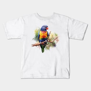 Rainbow Lorikeet Kids T-Shirt